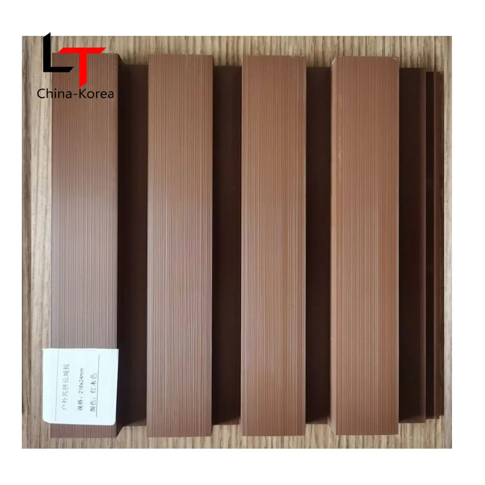 Lambrin de madera WPC Revestimiento Interior Revestimientos pared внутренняя панель ranurado стеновая