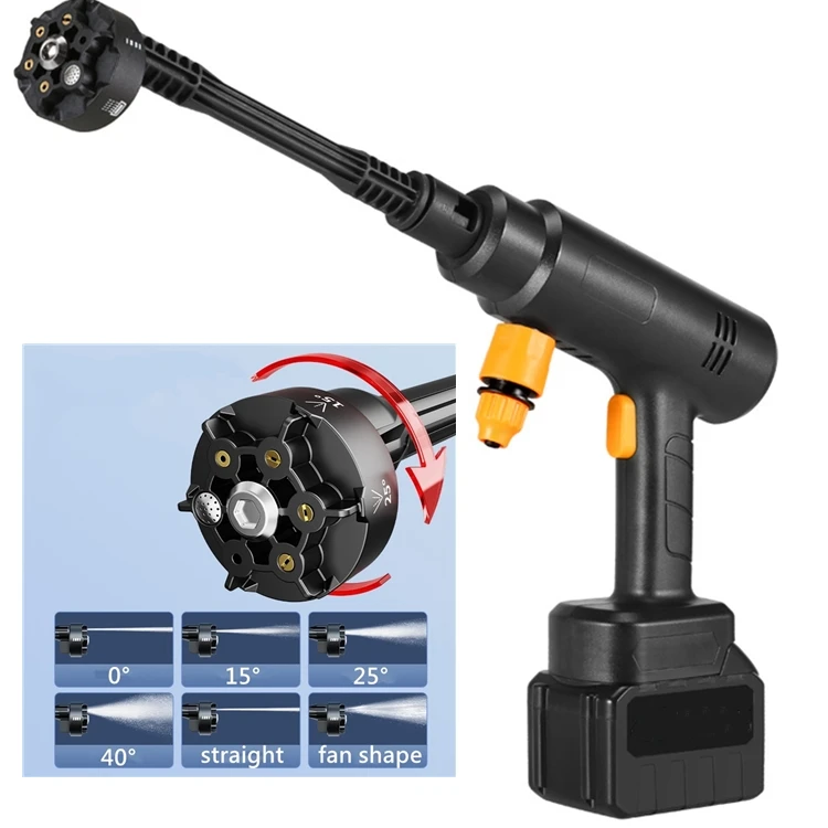 Electric Cordless Contactless Car Washing System Pressure Car Washer Supplies Foam Generator Spray Cleaner