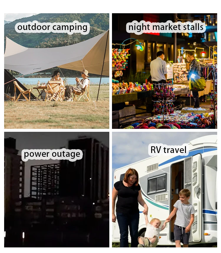 Solar Generator Solar and AC Charge To Battery Powerstation Camping Portable Power Station