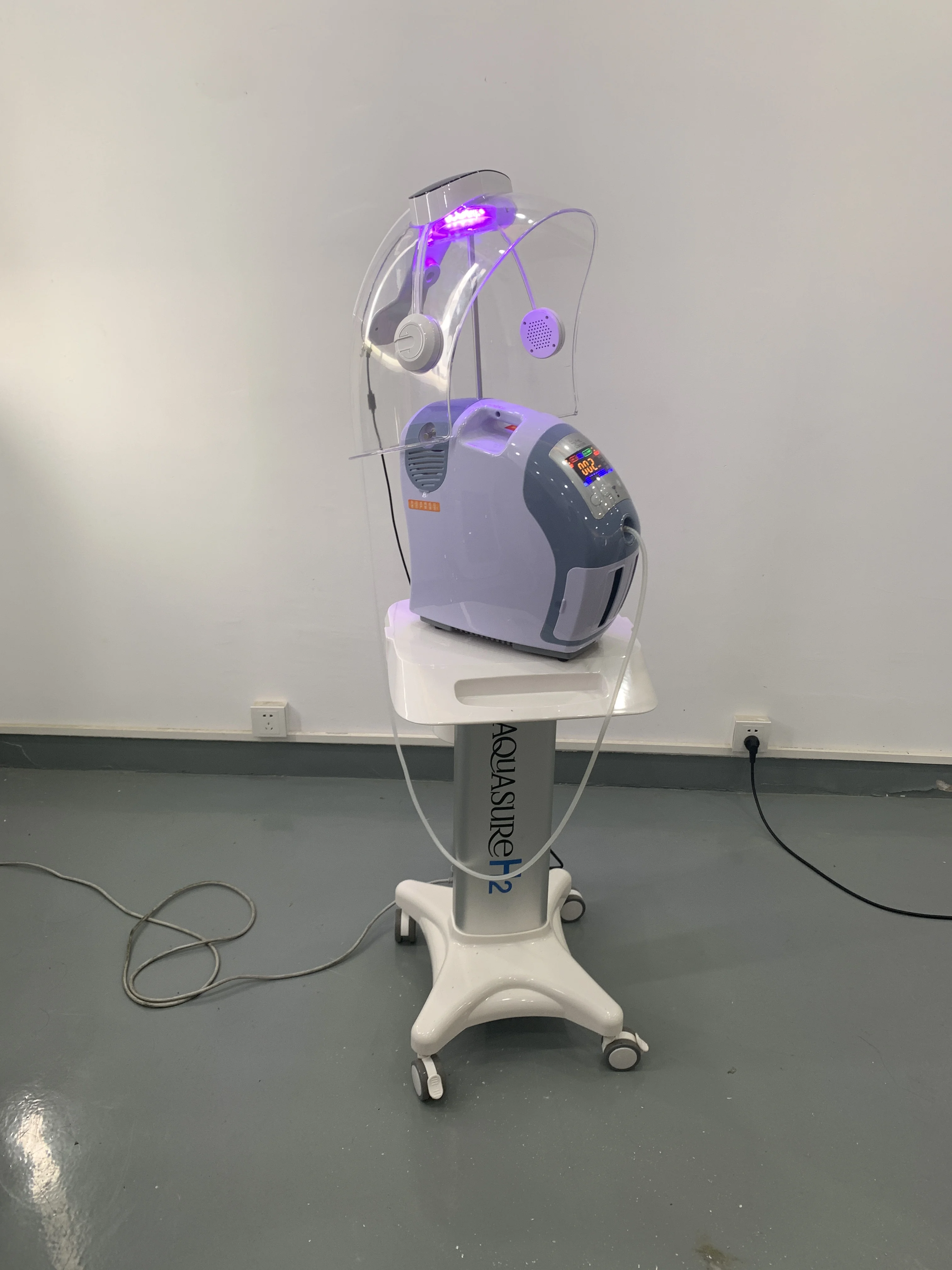 Oxygen Dome Machine O2toderm LED Mask with Dome US Plug Oxygen Jet Facial Therapy Device Derma Peel Oxygen Maker for Eye Area
