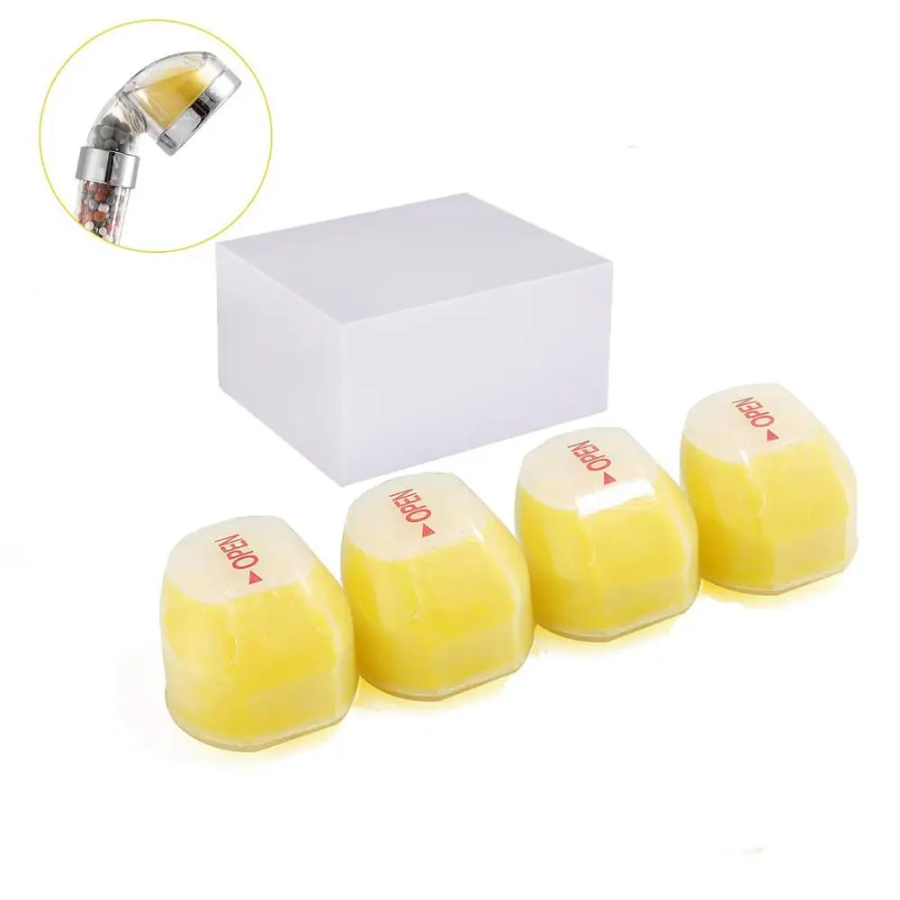 6 different flavor aroma vitamin C shower water filter block
