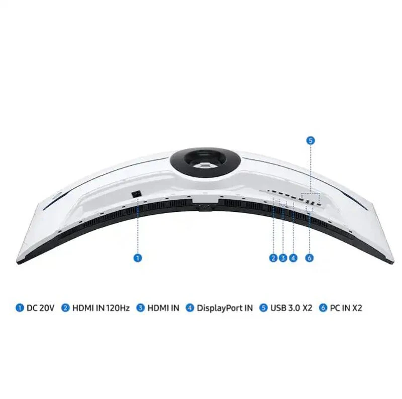 NEW ARRIVAL 57inch SAM-SUNG Ody-ssey Neo G9 Dual 4K UHD Quantum G95NC Mini-LED 240Hz 1ms(GtG) HDR 1000 Curved Gaming Monitor