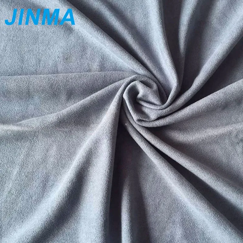 
Special design promotional top quality soft china suede fabric factory 