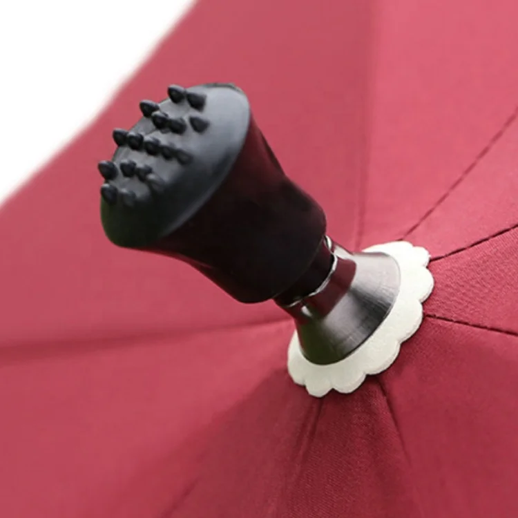 Best Quality High End Auto Open Rainproof Automatic Elderly Cane Walking Stick Rain Umbrella