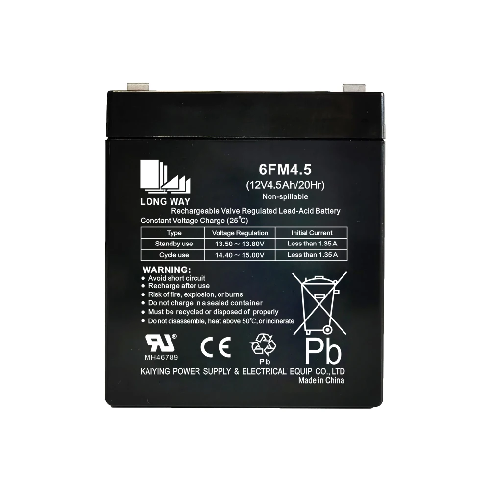 Универсальные высокочастотные вибрационные 12V4.5ah 6FM4.5 свинцово-кислотные батареи