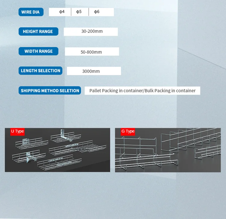 4mm 5mm 6mm china 300 mm IDC Steel Basket Grid cable tray manufacturer china factory.jpg