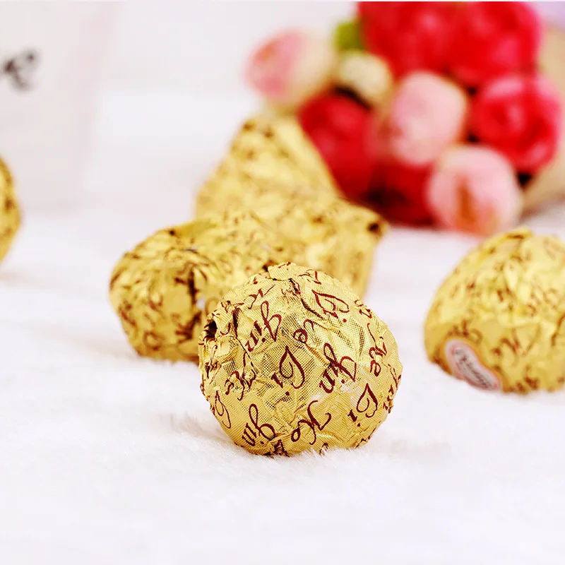 3Pcs Love Heart Gift Boxes Peanut Sweet Chocolate