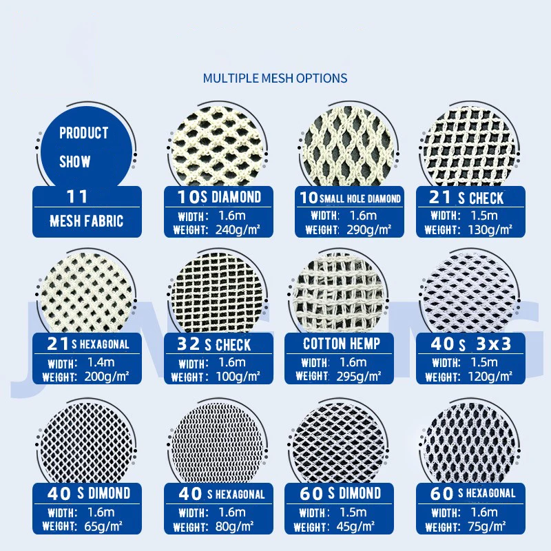 Wholesale Organic Cotton Air Mesh Fabric 45 to 360gsm for Shapewear Corset Shirt Bag Curtain Soft for Girls