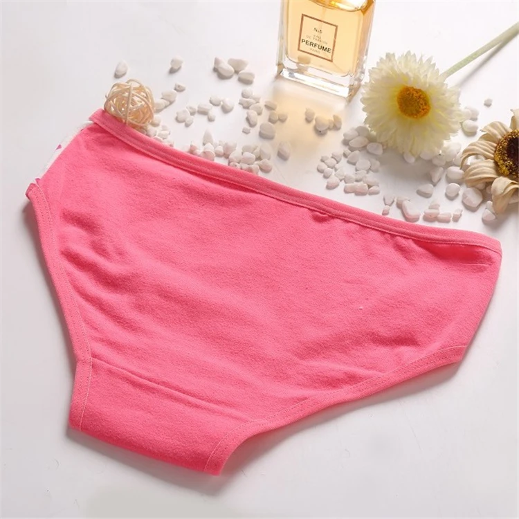 
Cotton Soft Breathable Cute Cartoon Kids Briefs Lovely Wholesale Girls Underwear 