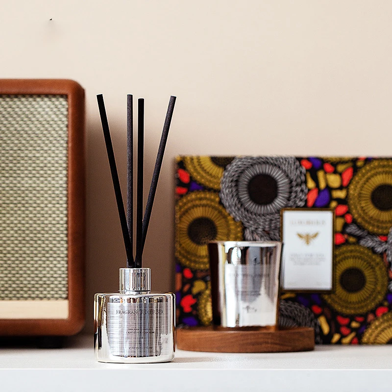 Уникальный дизайн, беспламенный диффузор эфирного масла, роскошная восковая ароматическая свеча, частная этикетка, роскошная Подарочная коробка, упаковка