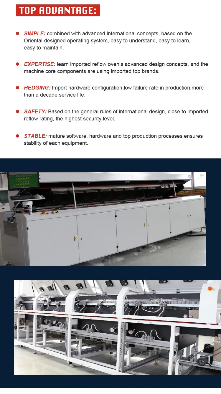 I. C. T Lyra-Series Reflow Oven for SMT Production Line