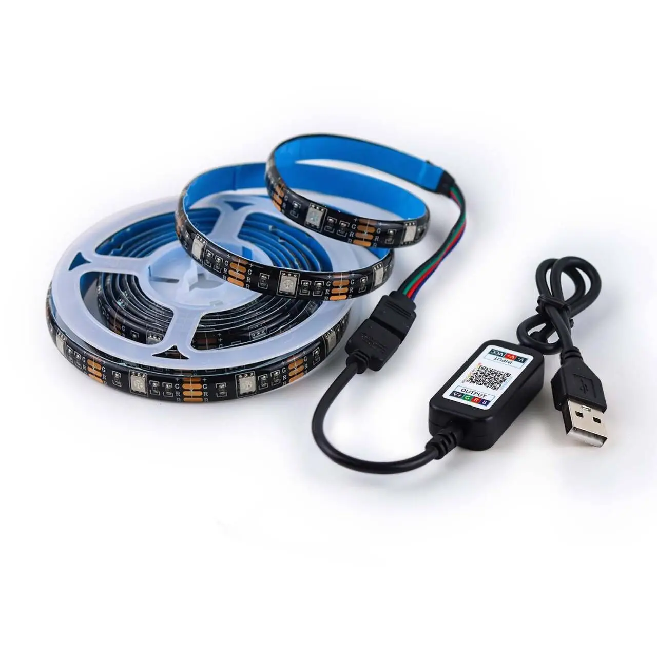 Светодиодная лента rgb/rgbw/5050/2835 30/ 60 люмен с контроллером