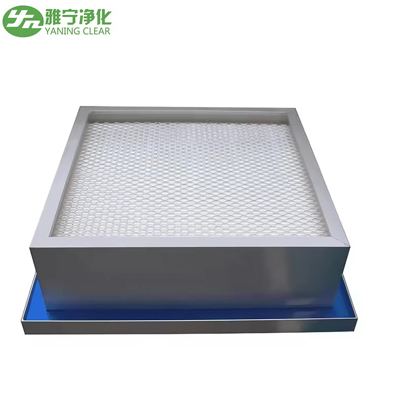 High Efficiency Laminar Flow Air Filter HEPA Filter Gel Seal HEPA Filter For Clean Room