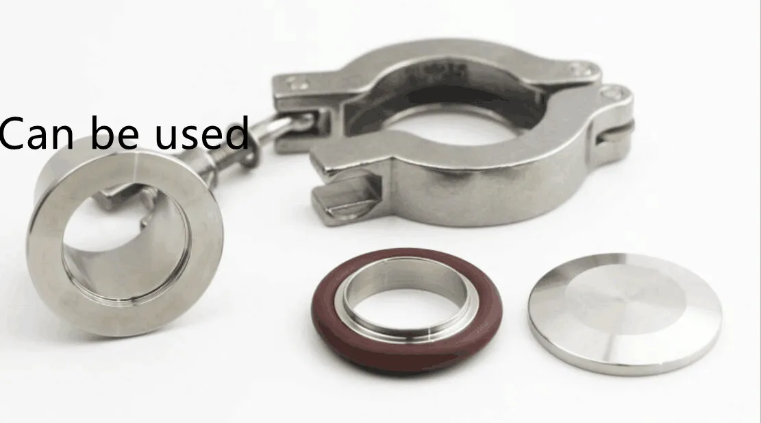 Vacuum Fittings Stainless Steel Kf Clamp With Centering For Semiconductor