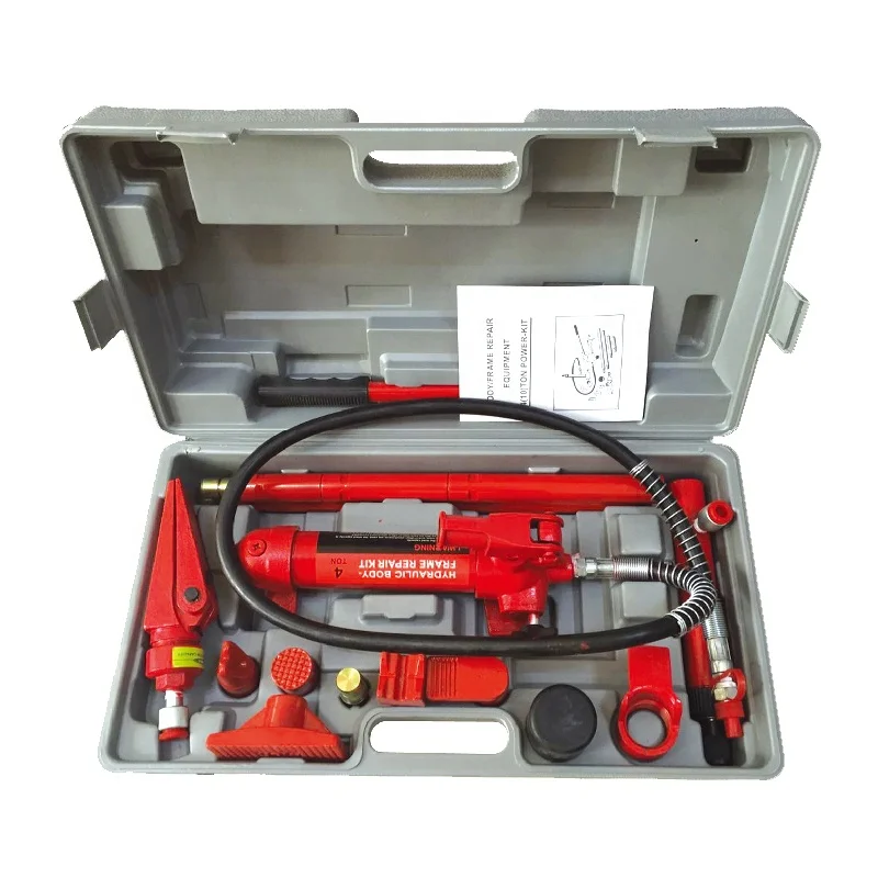 Car Body 4 ton hydraulic porta power jack body repair kit electronic car jack hydraulic