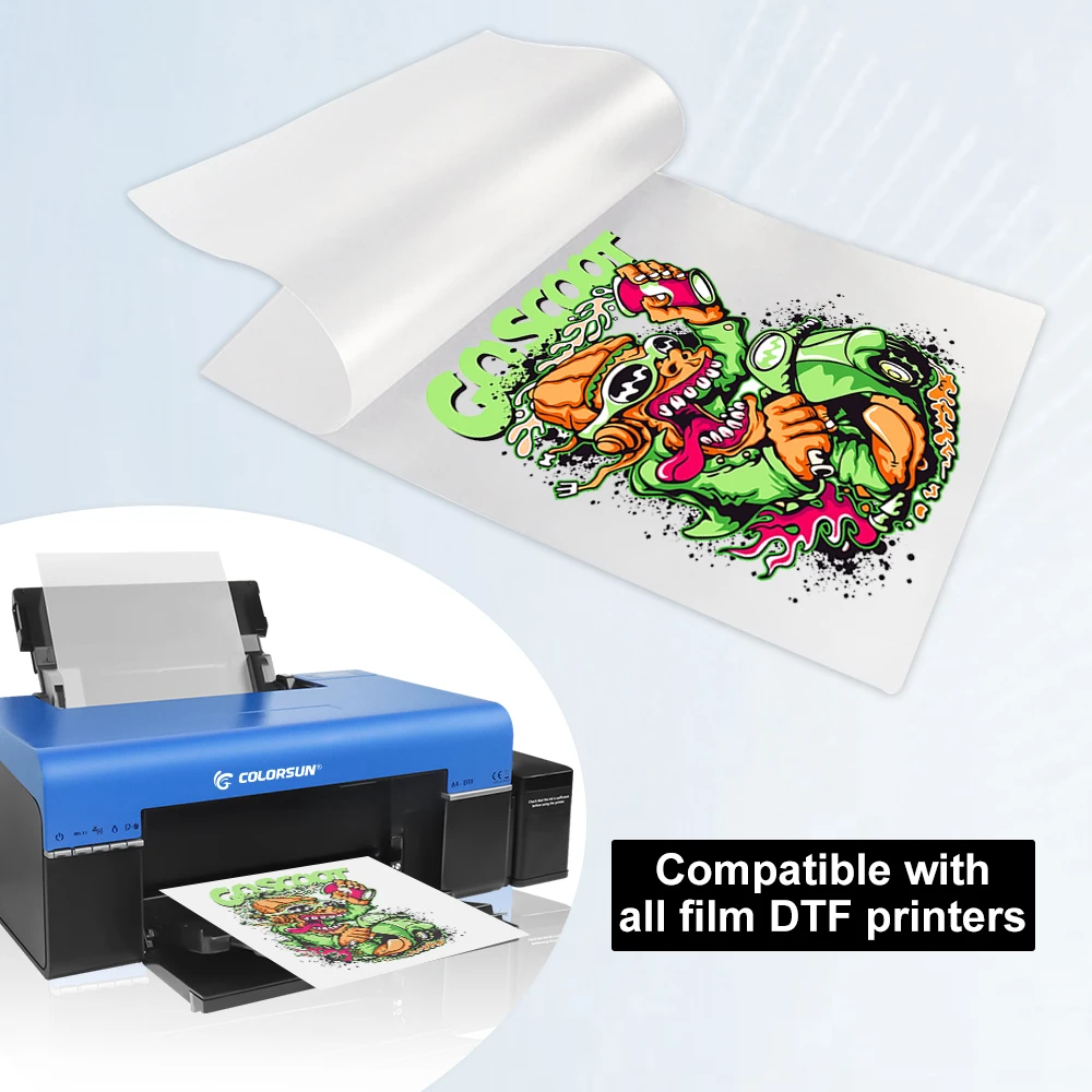 DTF Transfer Film Sheets A3 A3+ A4 DTF Paper for All Sublimation DTF Printers Upgraded Premium Direct to Film for All Fabrics