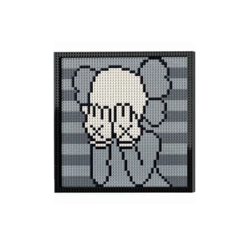 DIY Film Figure v Pixel Bricks Building Kit Customized Wall Art for Unique Home Mosaic Toy Decoration