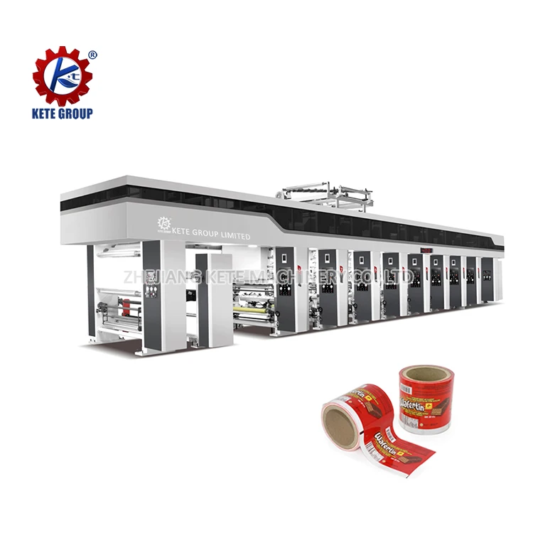 9 Color Rotogravure Printing Machine Electronic Line Shaft Roto Printing Machine Rotogravure Printing Machinery 8color