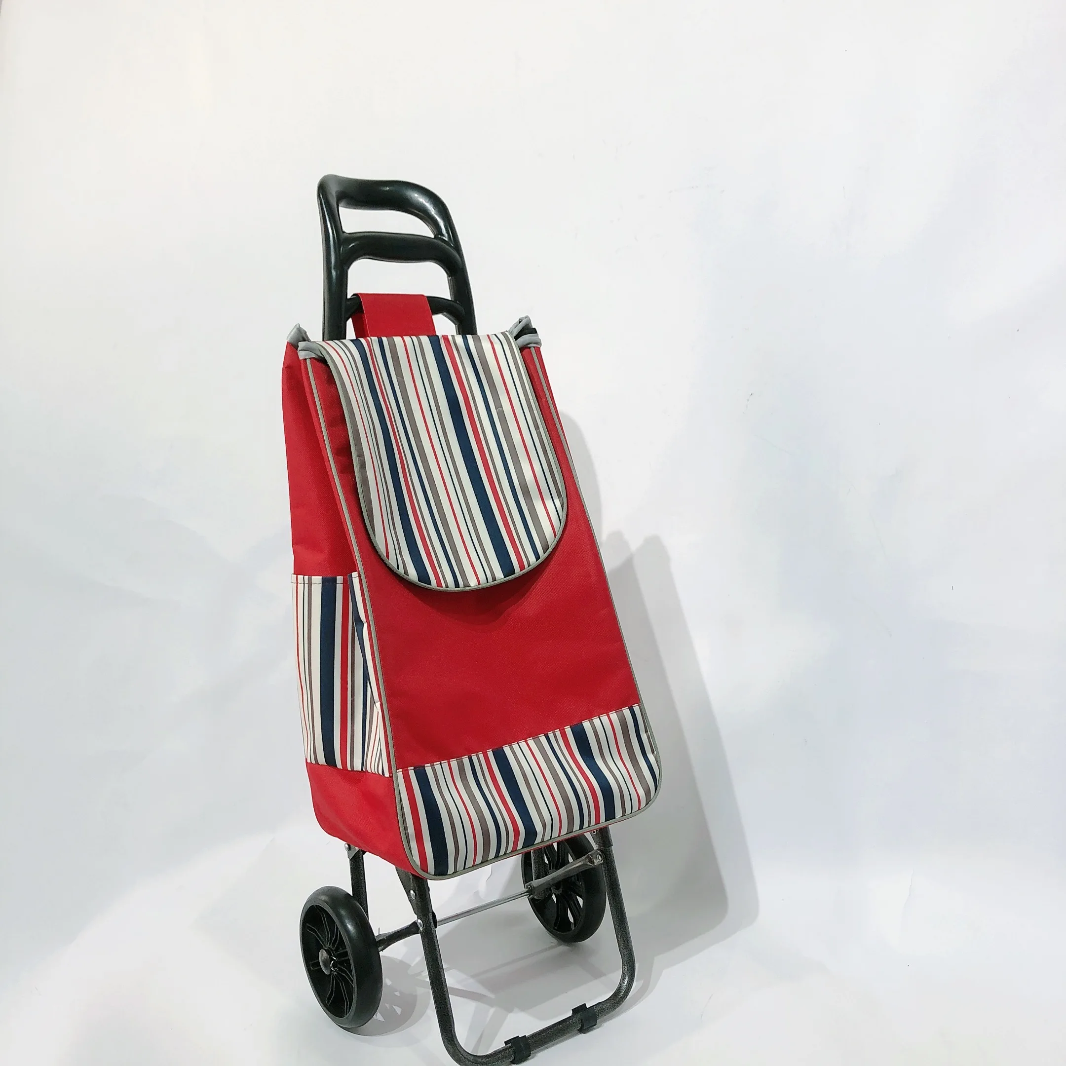 Customizable logo Reusable shopping cart Portable foldable grocery shopping cart for home use,shopping trolley bags