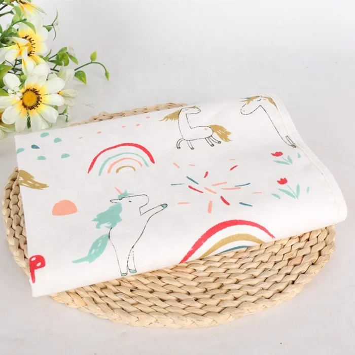 Colorful Baby Kids Sleeping Urine Pad Breathable Bed Changing Mat