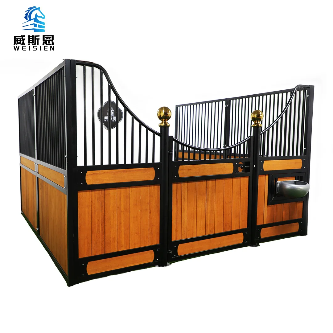 Weisien High Quality Wholesale Customizable High Grade Equestrian Equipment Product Portable Steel Structure Horse Stable