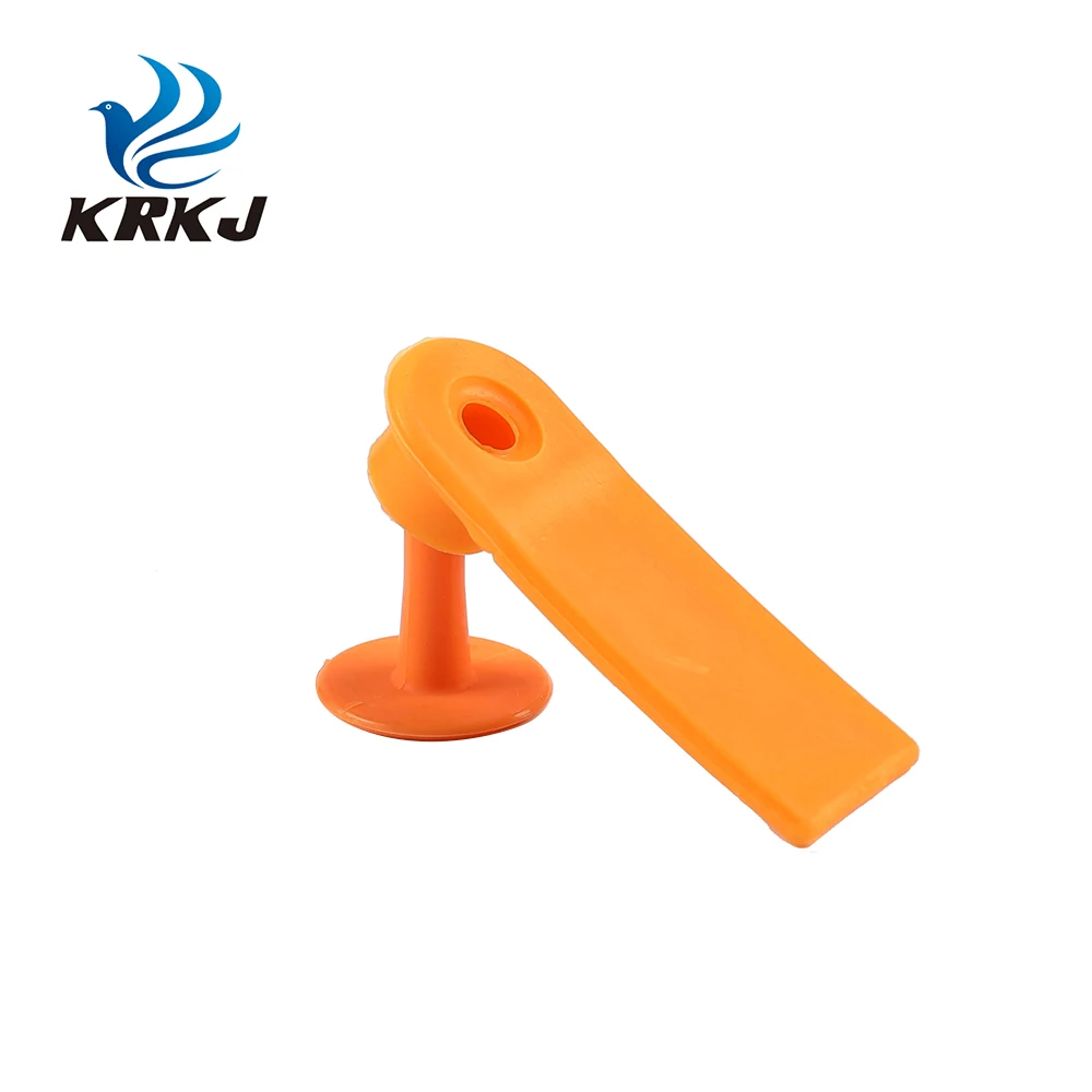 KD533 custom made sheep rfid uhf ear tags para animales with qr code