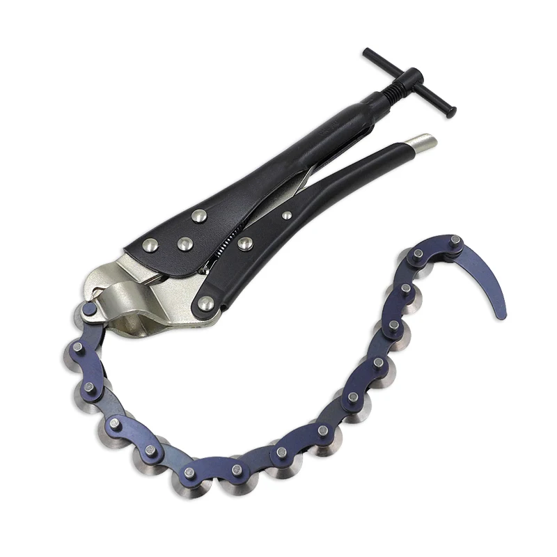 Multi-Wheel Chain Lock-Grip Tube Wrench Tool Handheld Exhaust Pipe Cutter and Plier for Cars