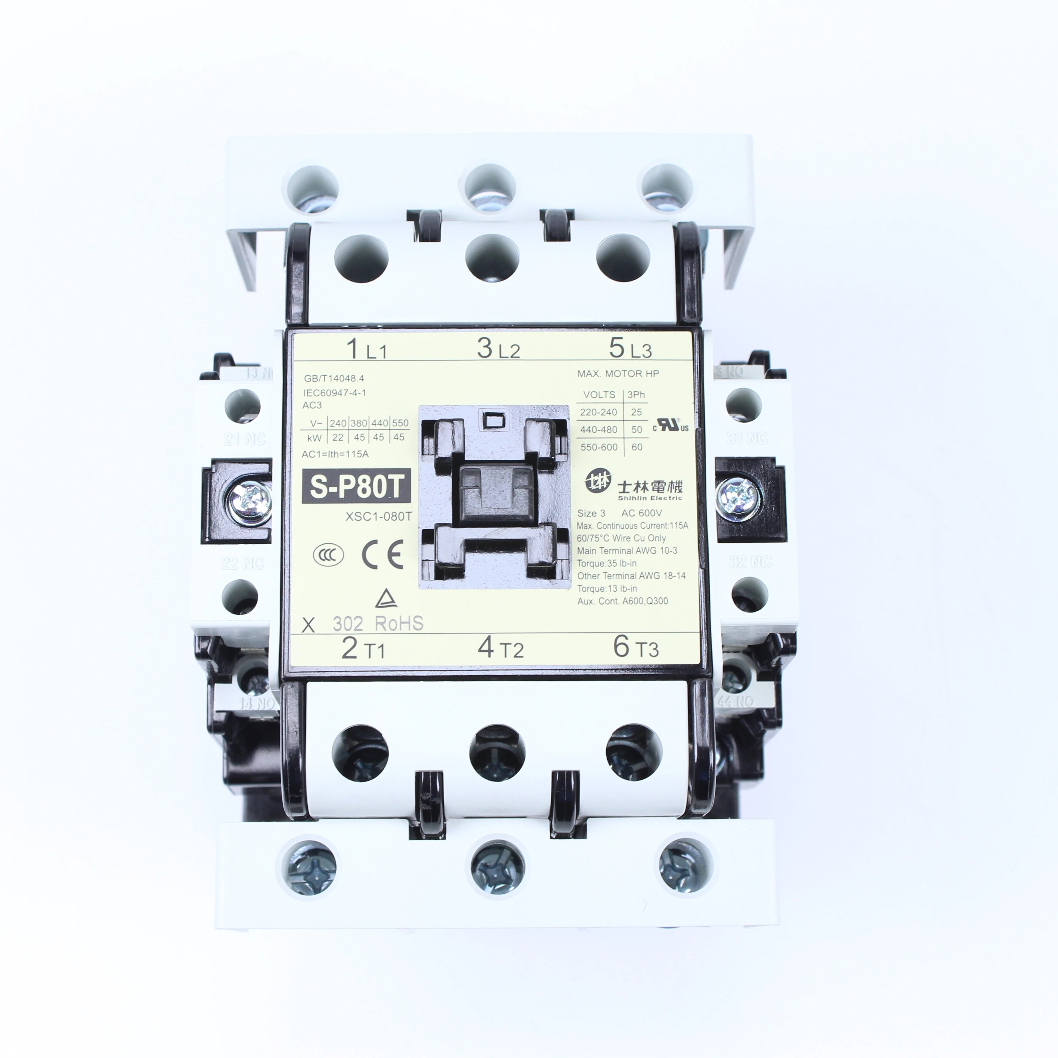 100% Original Taiwan Shihlin Contactor S-P80T  XSC1-080T
