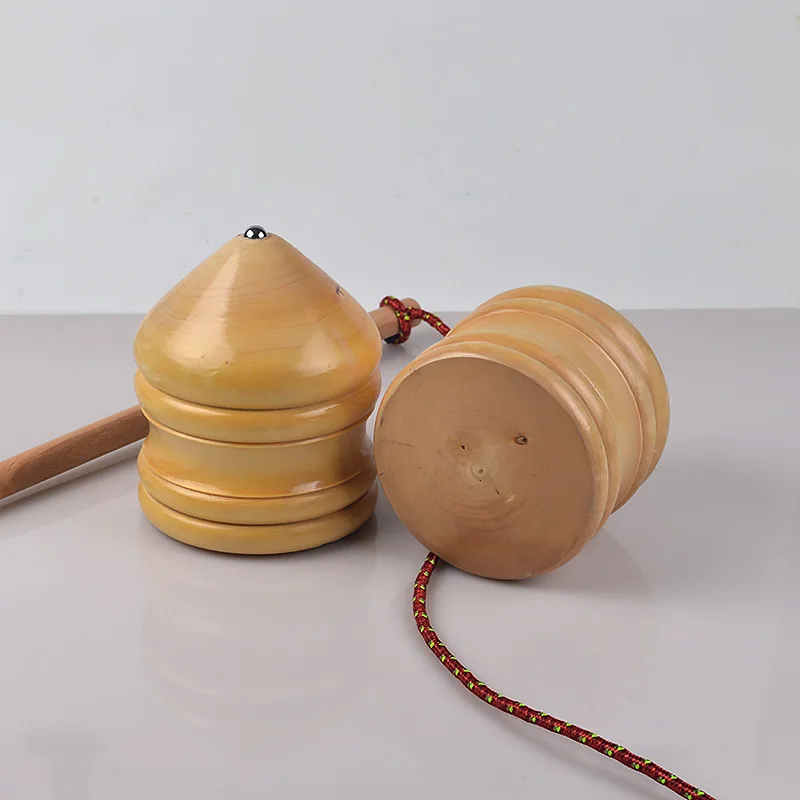 5 cm Manufacturers wholesale solid wood gyro adult fitness wooden gyro table toys