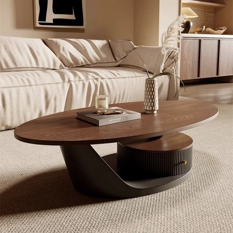 Slate Coffee Table Living Room Light Luxury Modern Simple Small Apartment Home Tea Table Side Table Combination