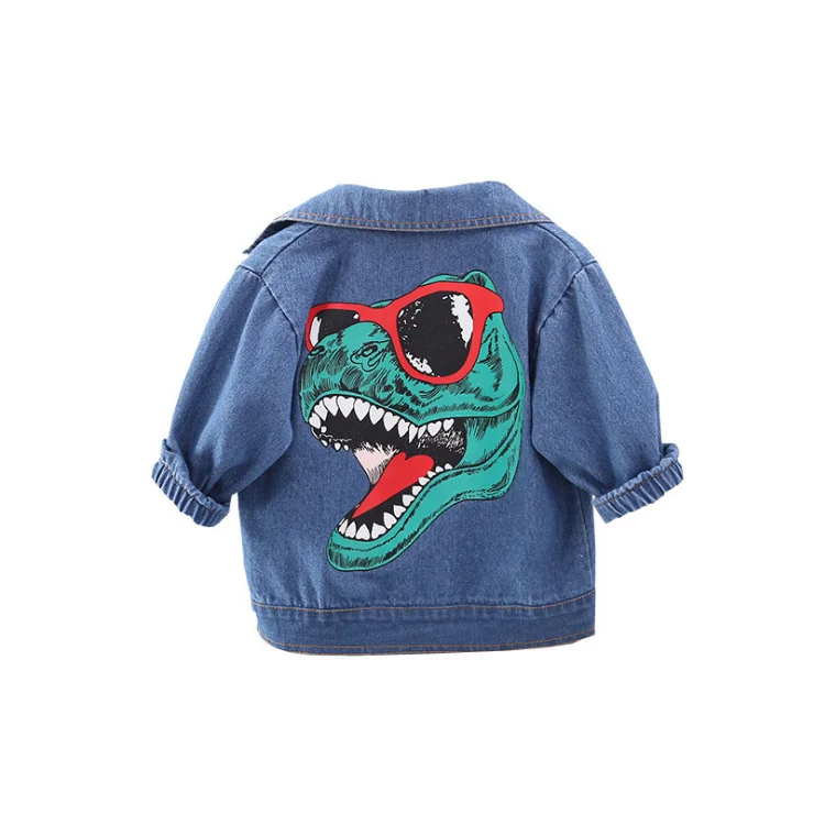 Professional china supplier kids denim jacket Handsome denim jacket Warm boy jacket