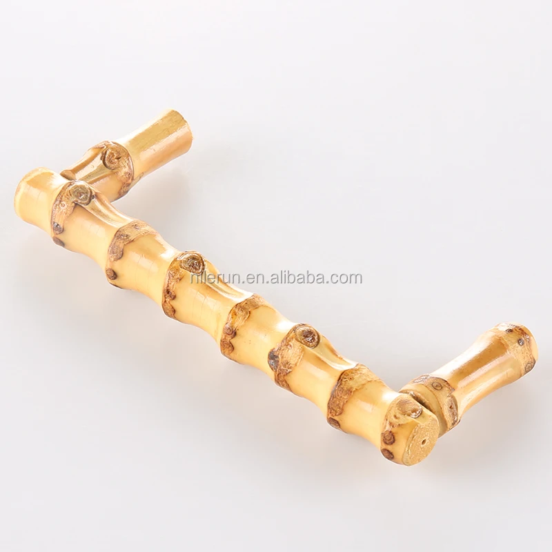 Furniture kitchen cabinet dresser wardrobe closet wooden bamboo root handle drawer pull