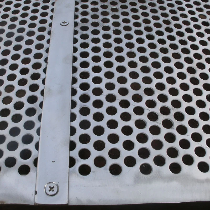 perforated round hole mesh sieve vibrator for potato chips