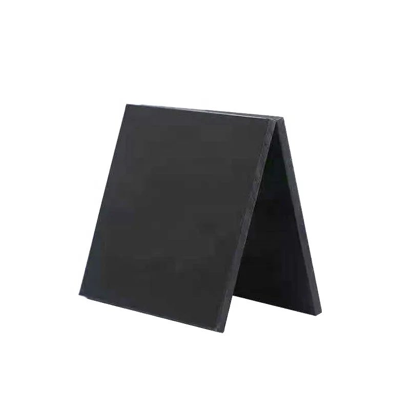 POM-CF Engineering high quality custom size plastic Black Filled carbon fiber Sheet Manufacturer acetal carbon delrin pom sheet