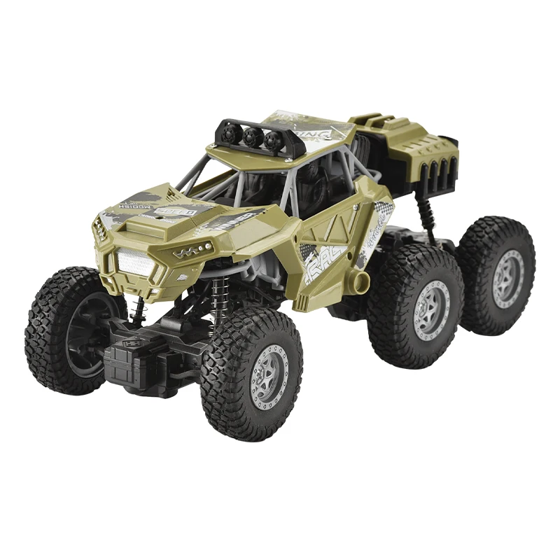 Classic popular six rubber big wheels rock crawler drift climbing bigfoot car off-road vehicle toy
