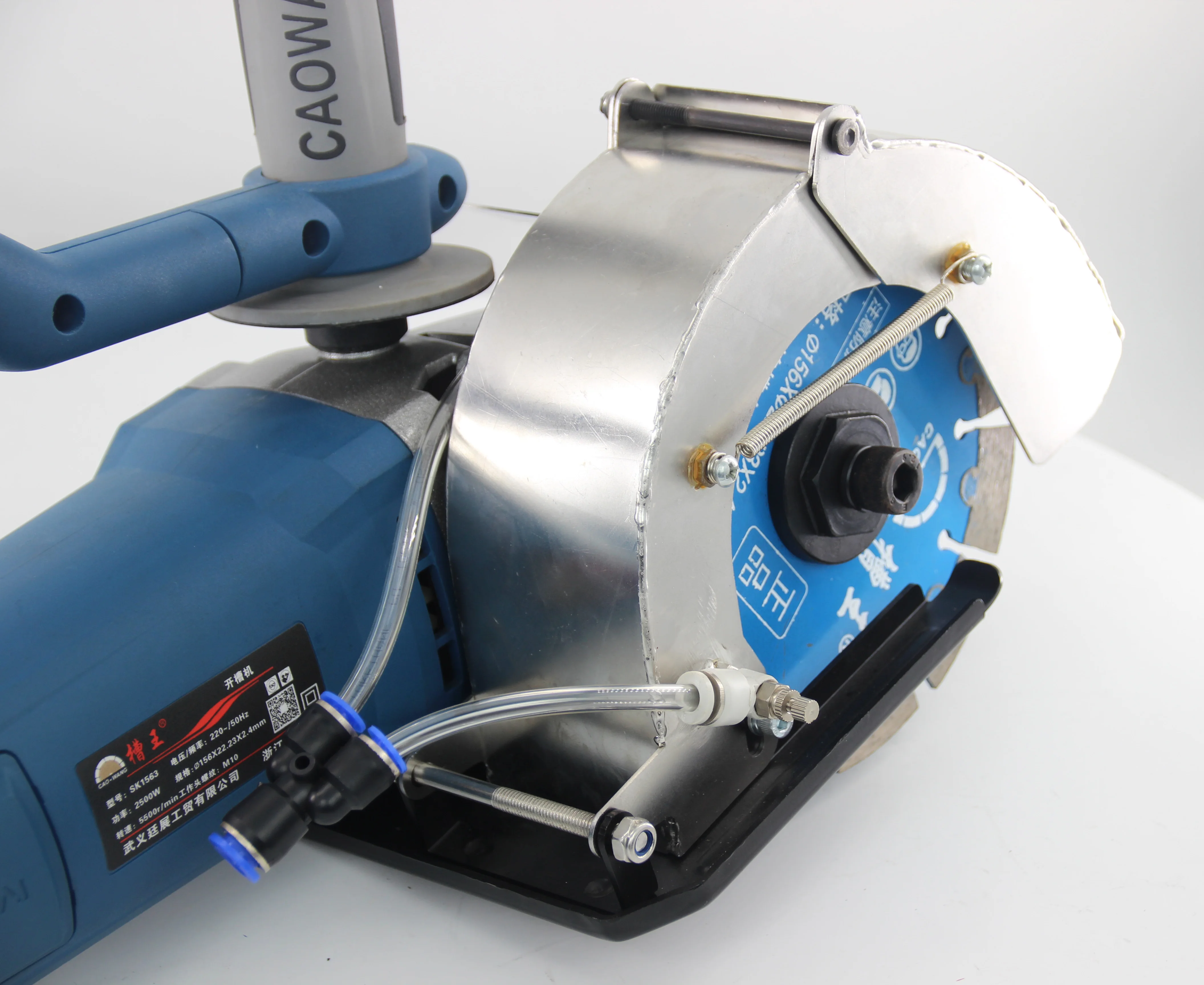 Can accept customized and stock Double Knife Wall Groove Cutting Machine