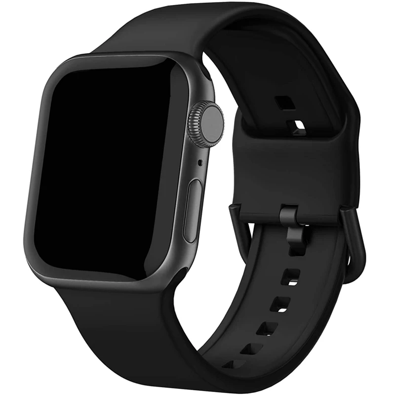 Xihop индивидуальные 38 мм 42 спортивные наручные дизайнеры силиконовый Смарт ремешок для часов Apple Watch iWatch серии на возраст 3 4 5 6