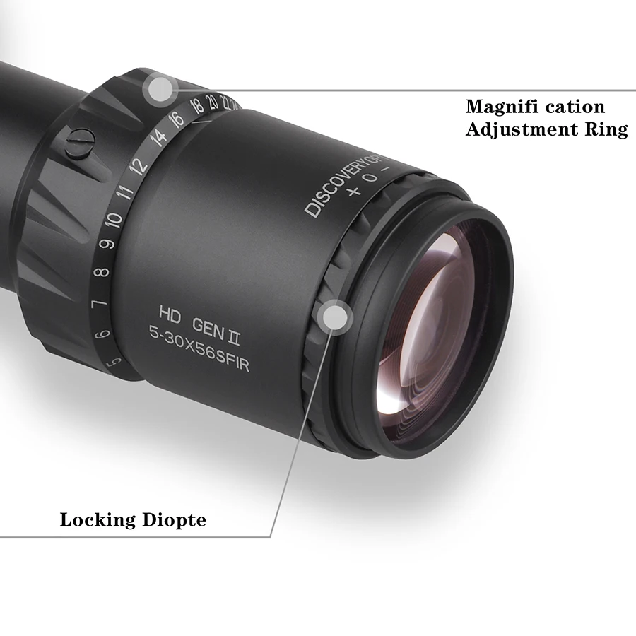 Factory Direct Discovery Opt 5-30X56 FFP Long Range Scope 34MM Outdoor Hunting Optic Sight With Locking Turret Scope