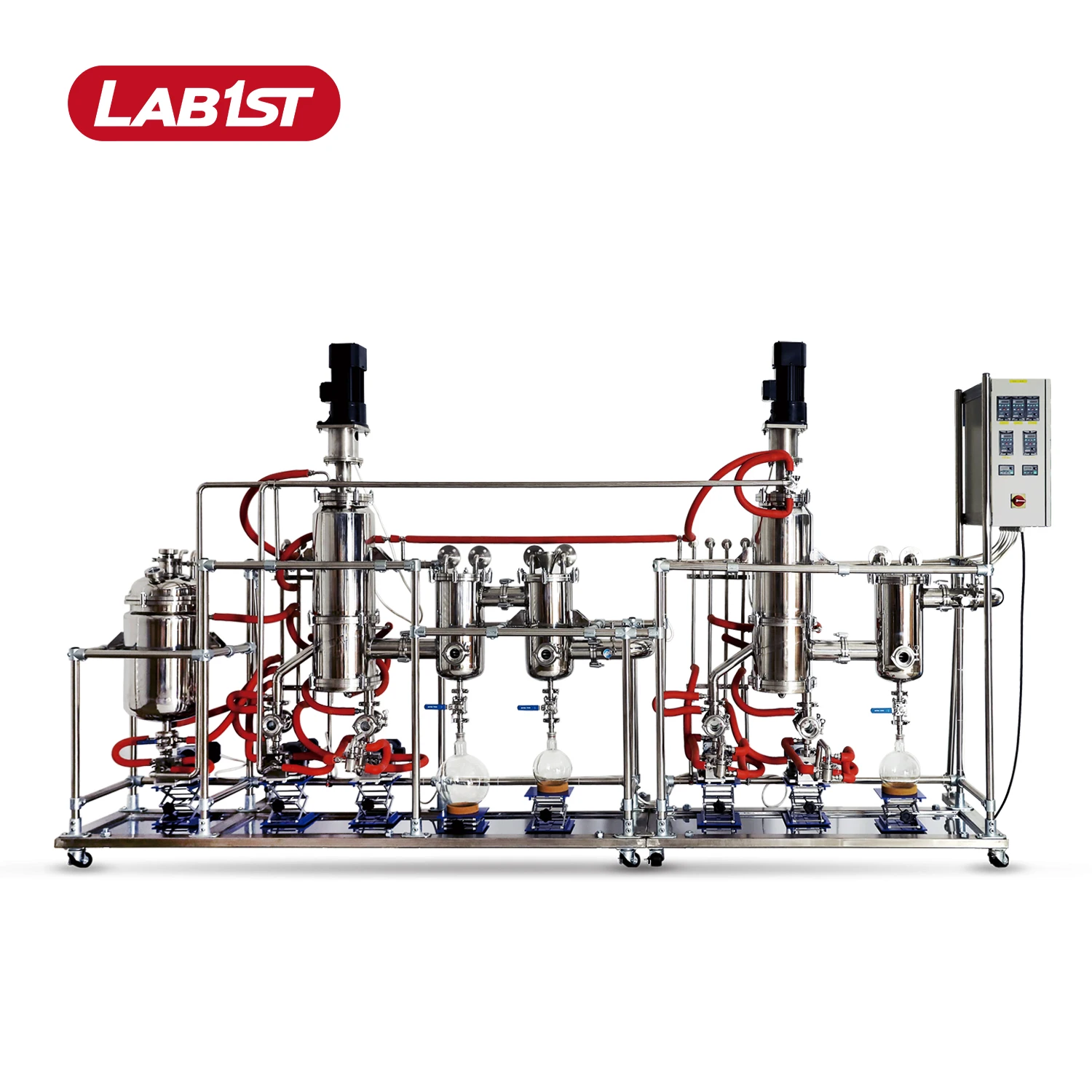 Dual Stage Short Path Wiped Film Molecular Distillation cbd Distiller Apparatus