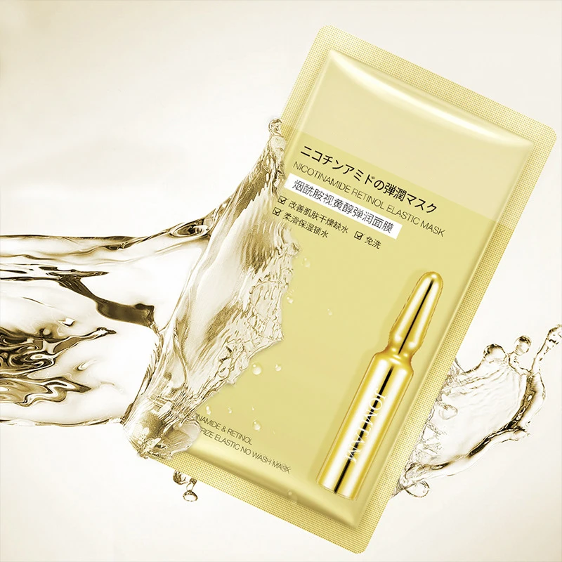 OEM ODM увлажняющая коллагеновая кристаллическая отбеливающая красота индивидуальный лист натуральная шелковая маска для лица