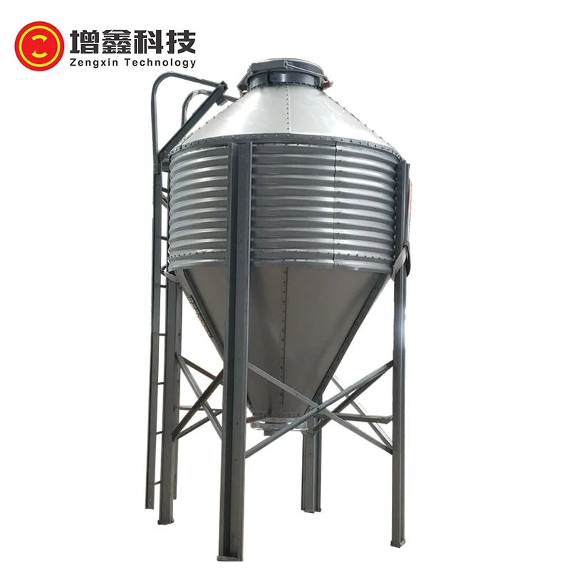 factory high quality hot dip galvanized steel plate feeding bin feeding silo  for pig farming