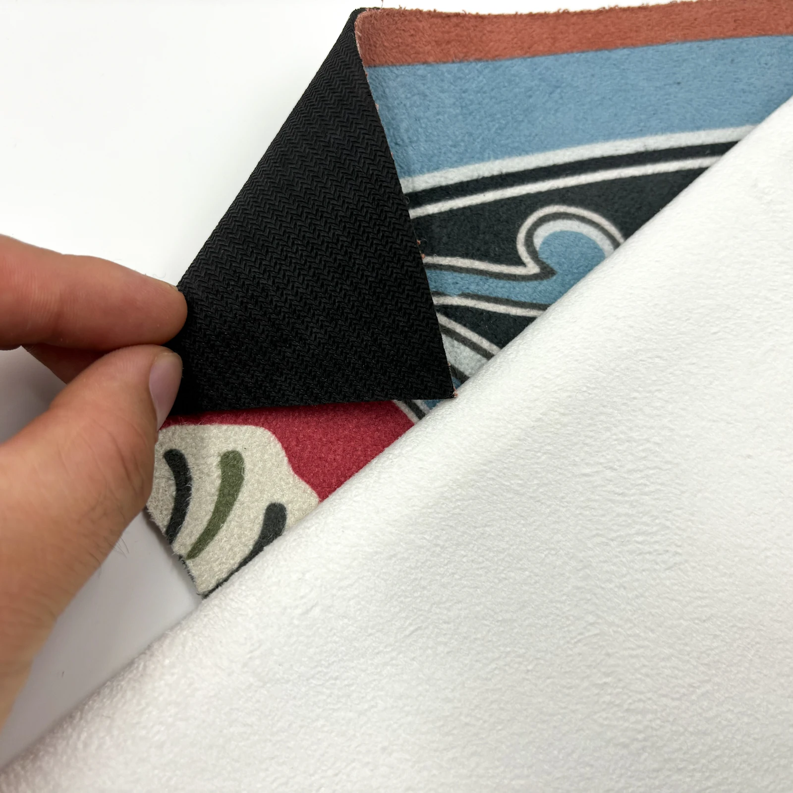 PFP and PFD White Color Suede Fabric for Printing and Dyeing Free Sample