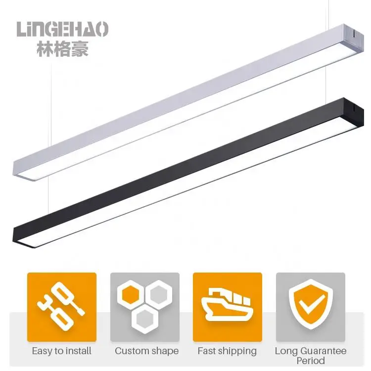 rimless recessed led linear light neutral white 4000K 5000K led linear light ETL skyline linear light