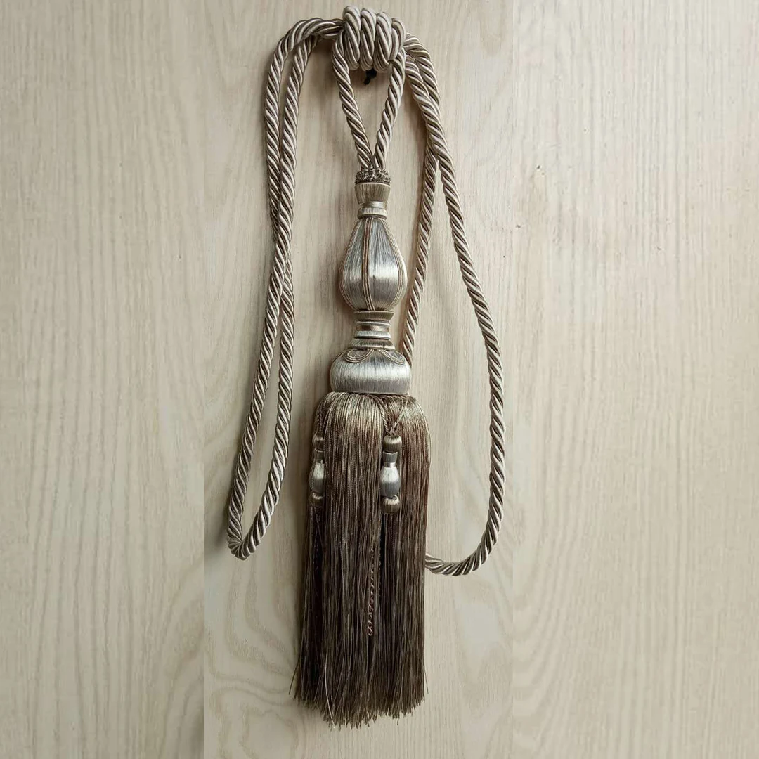 
Stock Curtain Tieback Tassel Tieback Polyester Yarn Cheap Price 