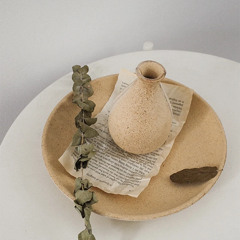 Bverionant Wholesale Nordic Home Ornaments Minimalism Bookshelf Little Vase Art Flowers Wood Vases