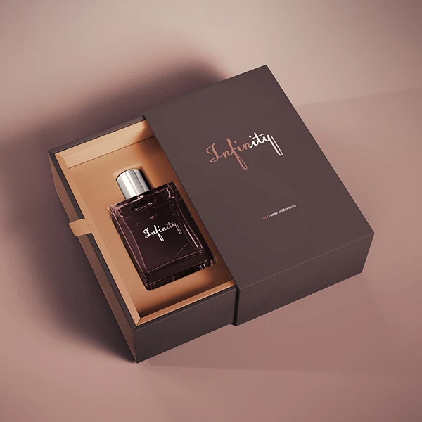 Elegant Custom Luxury Cosmetic Perfume Packaging Box Set Of Boxes Mini Nice Paper With Display Tray And Logo
