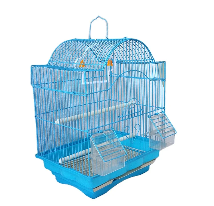 Bird Cage Nest Large Metal Cages Canary Parrot Parakeet Parrot Thrush Wire Cage Nest Bird House with roof