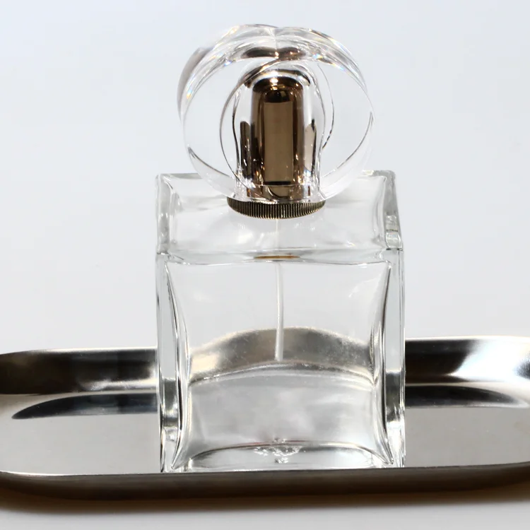 Factory OEM Perfume Bottle Caps Nice design cylinder Surlyn ABS material hot selling customized square Acrylic cap