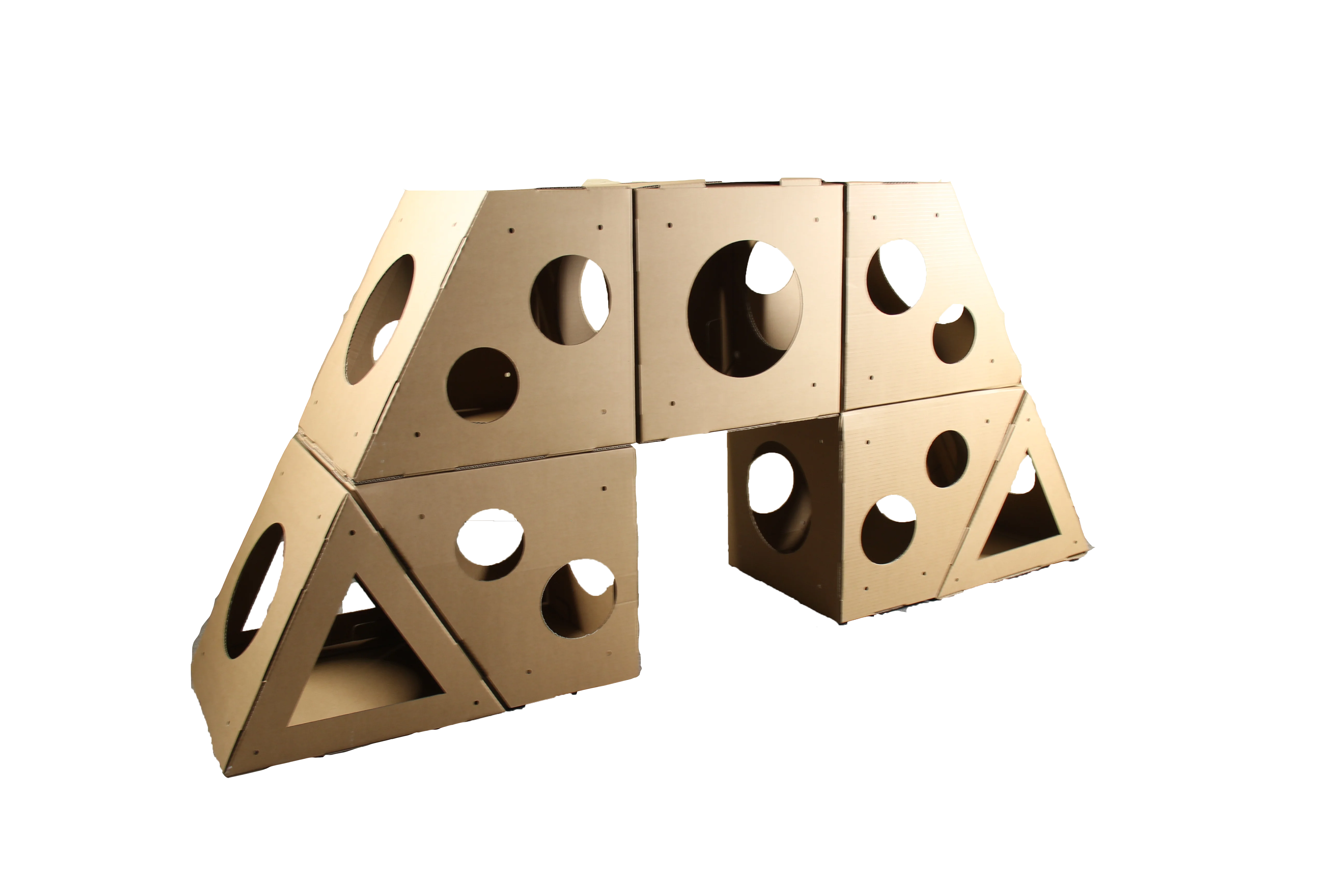 
2020 pet products DIY flat packing selected cube cat play house 