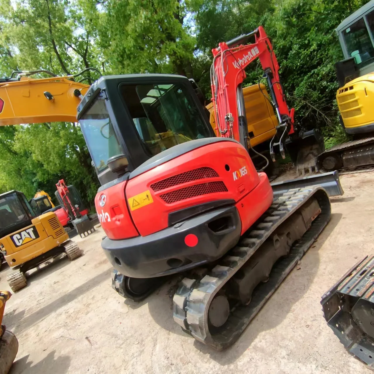 Высококачественный оригинальный экскаватор KX165-5 б/у 6 тонн